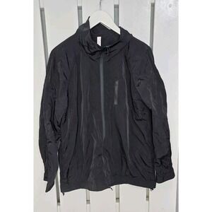 Aritzia The Group Babaton Biles Windbreaker Jacket 2 Small Black Sporty